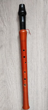 Vintage Wooden Rosetti Recorder with Lebu Mouthpiece Made in Germany