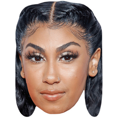 Queen Naija (Make Up) Celebrity Mask, Flat Card Face, Fancy Dress Mask