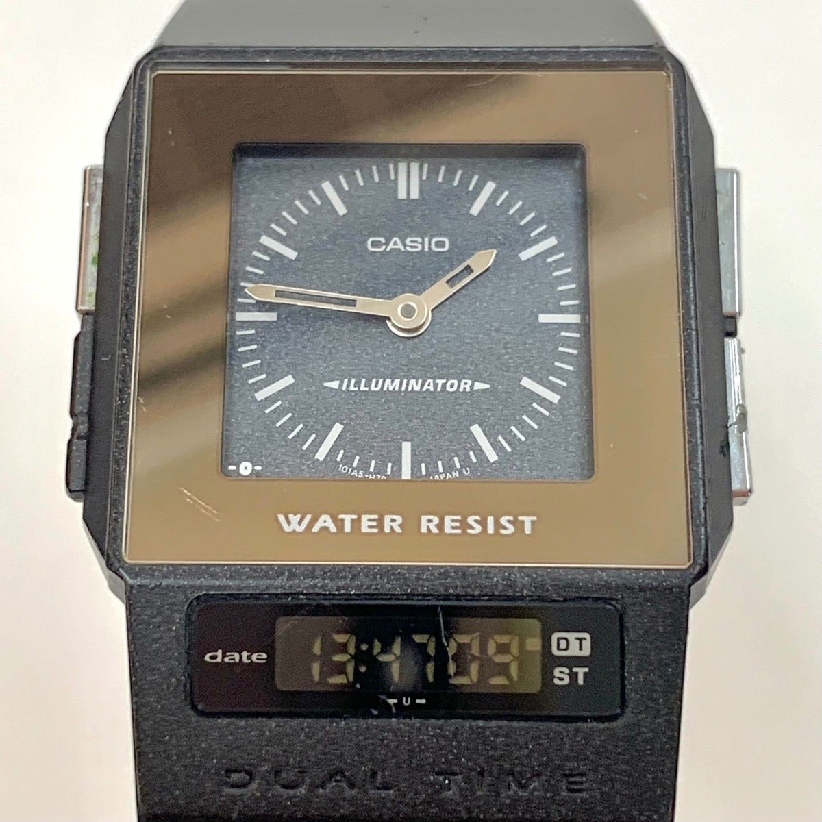 Casio FS-01 FILM WATCH PELA Vintage 90s Dual Time Ana-Digi