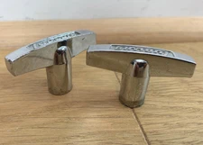 LUDWIG Lot of 2x 8mm WING NUT Drum Stand Hardware Mount Parts M8 Threads 90s Vtg