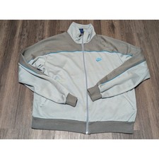 Vintage 1980 Two-Tone Light Gray x Gray NIKE Navy Tag Swoosh Track Jacket