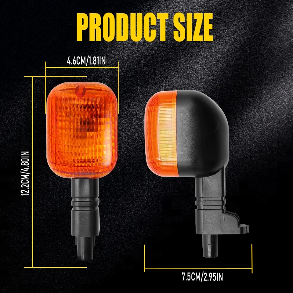 1/2SET Turn Signal Indicator Light For BMW F650CS Scarver F650 GS/DAKAR G650 GS - Image 4 of 4