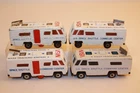 4 Vintage 1980 Matchbox Lesney NASA Tracking Vehicle Space Command Center Trucks
