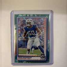GREG ROUSSEAU 2025 DONRUSS OPTIC FOOTBALL DRAGON PRIZM BILLS /24 Q5454