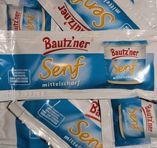 Bautzner Senf mittelscharf 10 ml Portionsbeut...