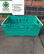 10  X  USED BALE/ BAIL ARM CRATE / STACKING CRATE 600 x 400 x 250mm , STORAGE