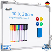 Arcobis Magnetisches Doppelseitiges Whiteboard 40X30Cm Wandmontage Sch