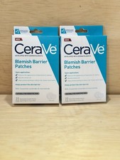 Lot 2-CeraVe Blemish Barrier Patches 22 Ea-Hydrocolloid Invisible Acne Patches