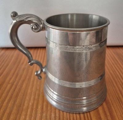 Vintage 70er Thomas E Williams englischer Zinnkrug, Birmingham Guss Bierkrug