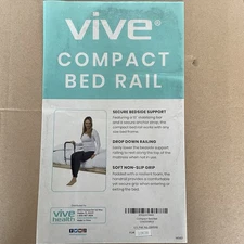Vive Bed Rail Compact Assist Railing For Elderly Seniors Handicap Excellent