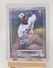 Francisco Perez Auto 2022 Topps Chrome - Rookie Autographs #RA-FP (AU, RC)