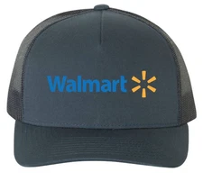 Walmart store Wal-Mart logo Retro Flexfit  6506 Trucker Hat Cap