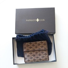 PATRICK COX Bifold Wallet w/ Coins Bag Beige colour Birthday gift / self use