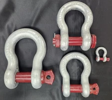 RIGGING LIFTING SHACKLE W/SCREW PIN CLEVIS D-RING TOWING CRANE ATTACHMENT