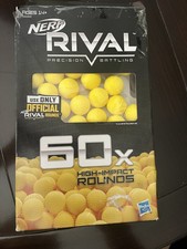 NERF Rival Precision Battling 60x High Impact Rounds Yellow 51 CT Team Battles
