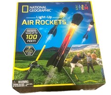 National Geographic Light Up Air Rockets, STEM Activity Set NEW SEALED