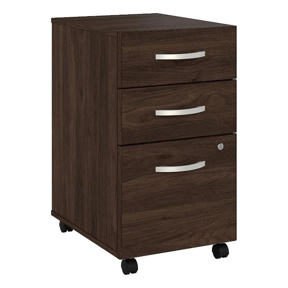 3-Drawer Vertical File Cabinet Walnut Bush Business Furnitur