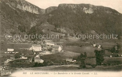 Le Mont-Dore Puy de Dome Les Buanderies et la Grande Cascade