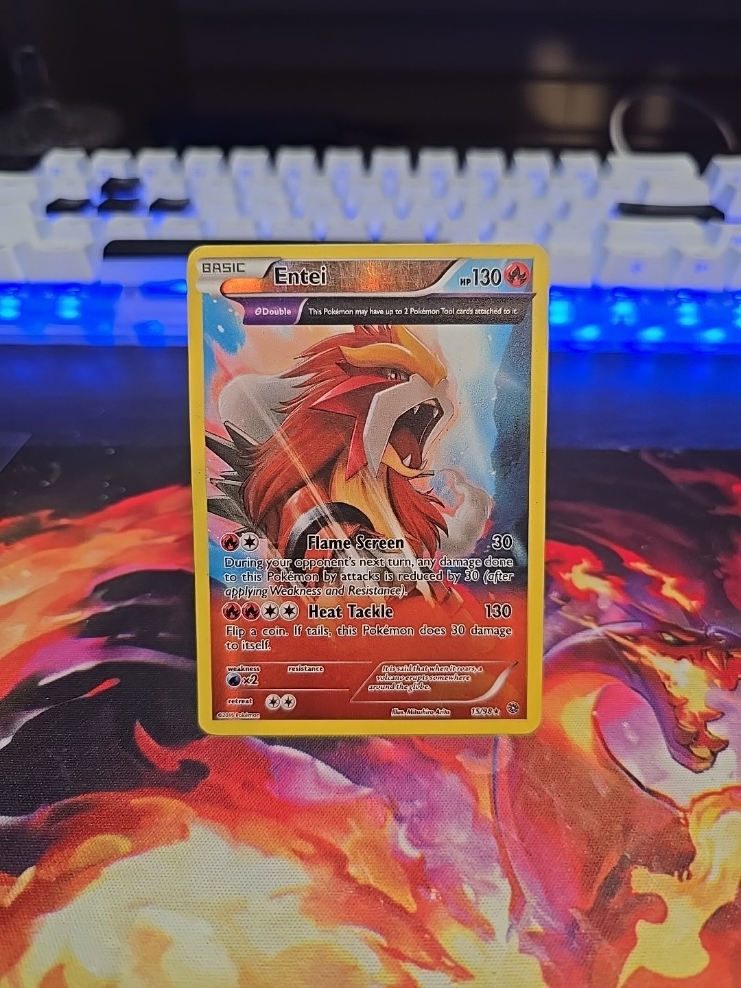 Entei 15/98 XY-Ancient Origins Holo