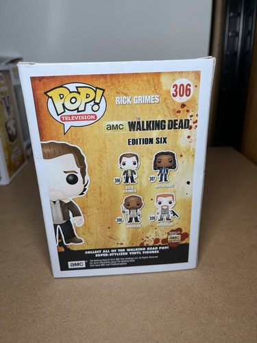 Funko Pop Rick Grimes The Walking Dead #306. 1907 - Picture 3 of 6