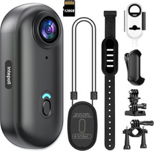 4K Mini Wifi Action Camera 128GB Thumb POV Portable Body Cam Wearable Video Reco