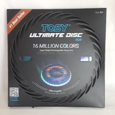 TOSY Flying Disc Frisbee 16 Million Color RGB 360 LEDs Super Bright Rechargeable