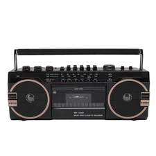 Portable Cassette Player, Retro Blueooth, AM FM SW Radio Stereo Cassette Tape...