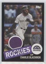 2020 Topps 1985 Baseball Relics Black 121/199 Charlie Blackmon #85R-CB 7qg