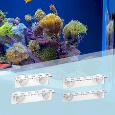 Coral Frag Rack Enhanced Suction Cups Transparent Aquarium Frags Stand
