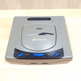 Japanese Sega Saturn Gray Console Bundle with 2 Controllers & 6 Games HST-3210