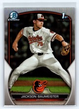 2023 Bowman Draft Jackson Baumeister Chrome Refractor #BDC-84 Baltimore Orioles