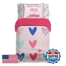 Dreamworks Trolls Kids Bedding Super Soft Premium Organic Cotton Quilt Coverlet