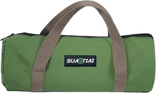 14 Inch Small Tool Bags, Wide Mouth Zipper Tool Storage Bag,Color: Green-14inch