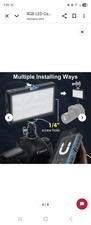 Rgb Led Video Light Camera Light For Photography Portable 5000mah Video Recordin