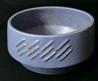 Early McCoy Pottery Light Blue Vesta Line Art Deco Planter