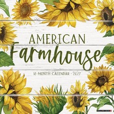 American Farmhouse 2027 12" x 12" Wall Calendar free shipping 