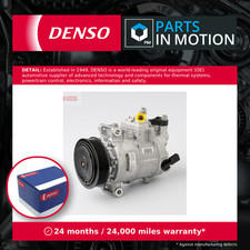 Image of Air Con Compressor fits AUDI S3 8P1, 8PA 2.0 06 to 13 AC Conditioning Denso New