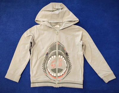   coole Sweatjacke, Pullover, Kapuze Gr. 128/134, Junge, s.Oliver, Hai, NEU! 