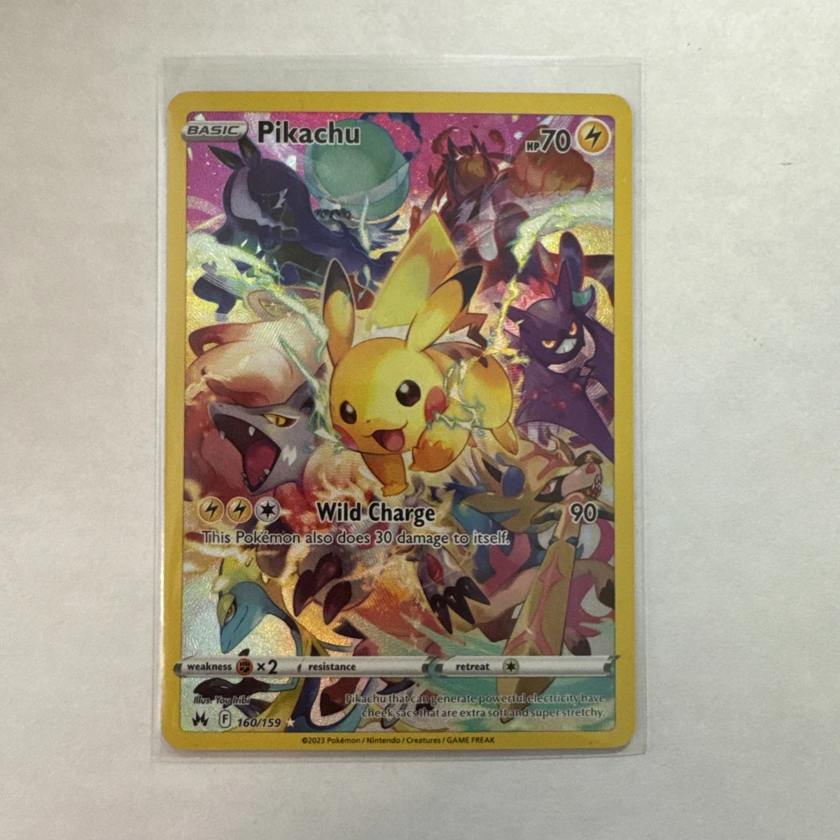 Pikachu 160/159 Crown Zenith for sale | eBay