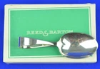 REED & BARTON STERLING SILVER CURVED HANDLE BABY INFANT SPOON ORIGINAL BOX