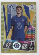 2020 Chrome Match Attax UCL Gold Refractor /50 Billy Gilmour #21 Rookie RC 0j5z