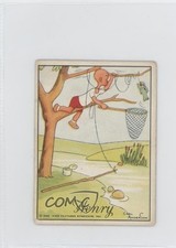 1936 Tareyton Cigarettes Henry Tobacco T78 Uses net to land fish in tree #27 9at
