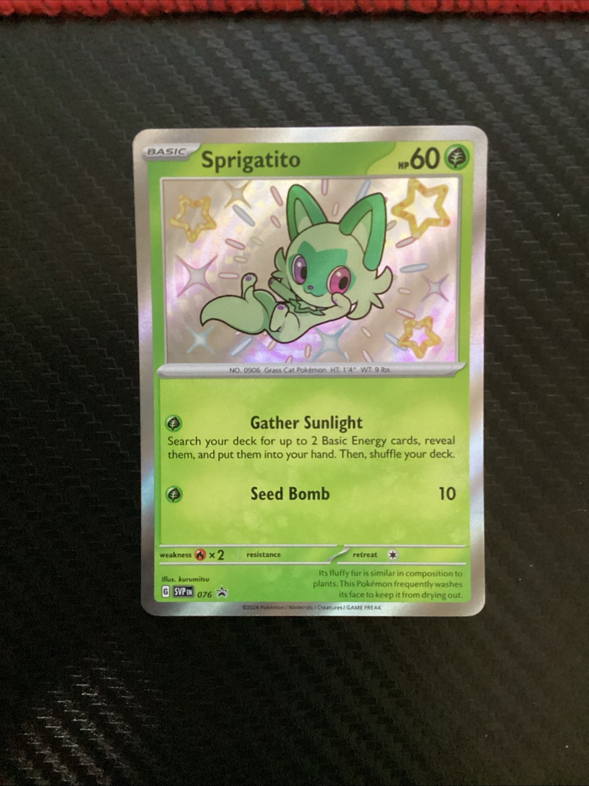 Sprigatito 076 Holo Promo Scarlet & Violet Promo Pokemon Near Mint