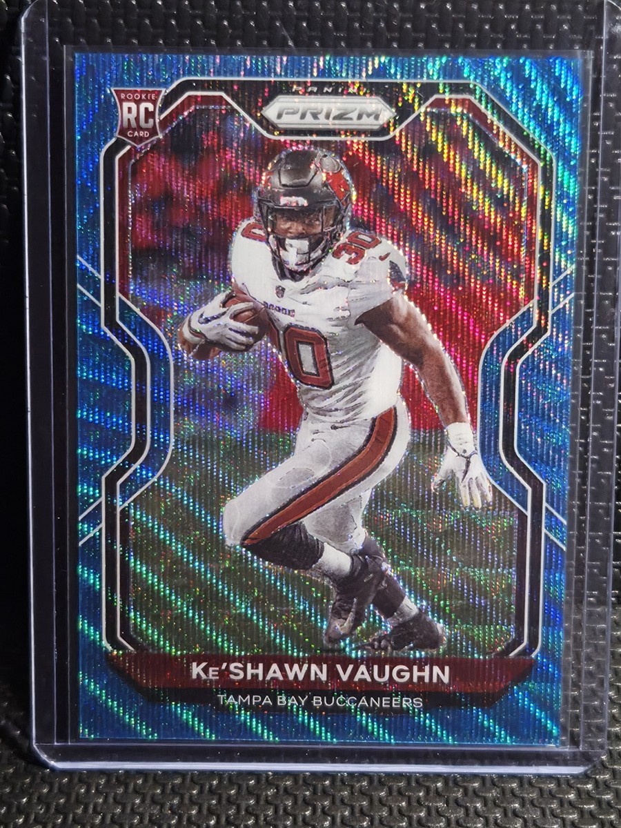 Ke'Shawn Vaughn Rookie Card 2020 Panini Prizm Prizms Blue Wave