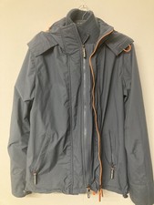 SUPERDRY ORIGINAL WINDCHEATER JACKET,X-LARGE 24"PTP,GREY/ORANGE,STUNNER