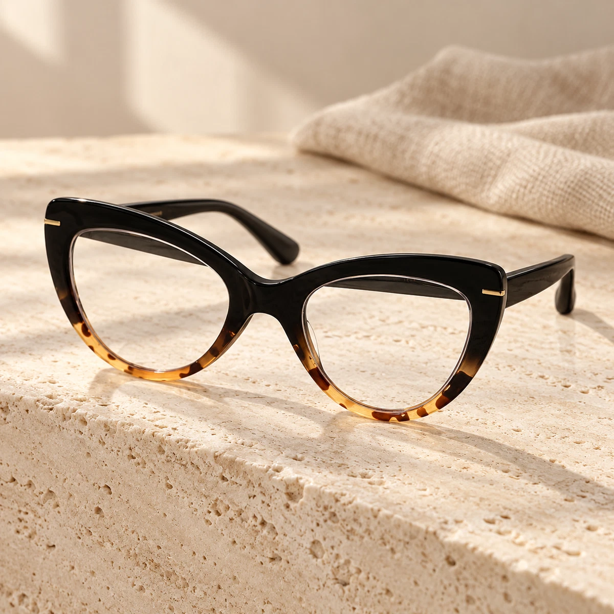 Oversized Cat Eye Reading Glasses Trendy Cute Anti Blue Light Readers Eyeglasses