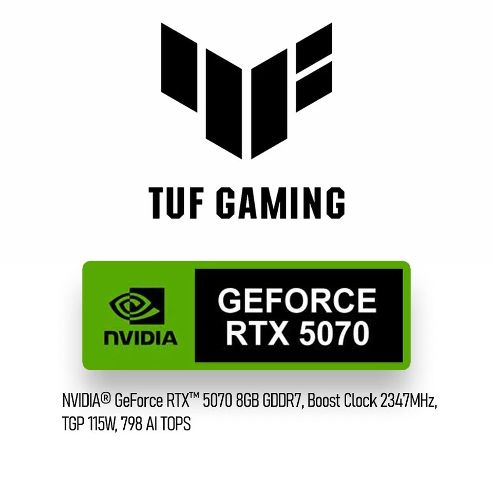 Asus TUF F16 Notebook i7-i7 14650HX , RAM 32Gb DDR5 GEFORCE RTX 5070 SSD 1Tb - Immagine 3 di 4