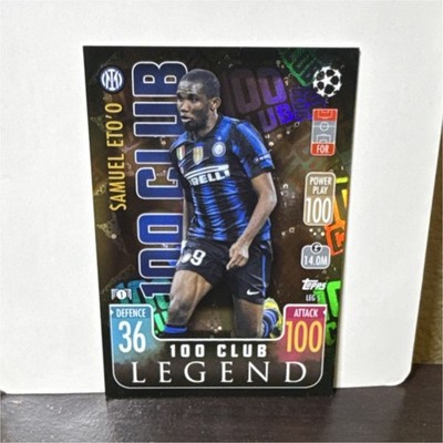 Topps Match Attax UCL Extra Samuel Eto'o Inter Milan 100 Club Legend LEG 5