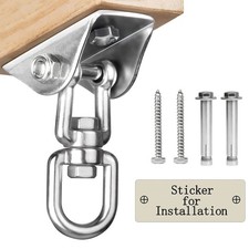 Heavy Duty Swing Hangers for Wooden Sets 2000 LB Capacity Hammock Hanger 360 ...