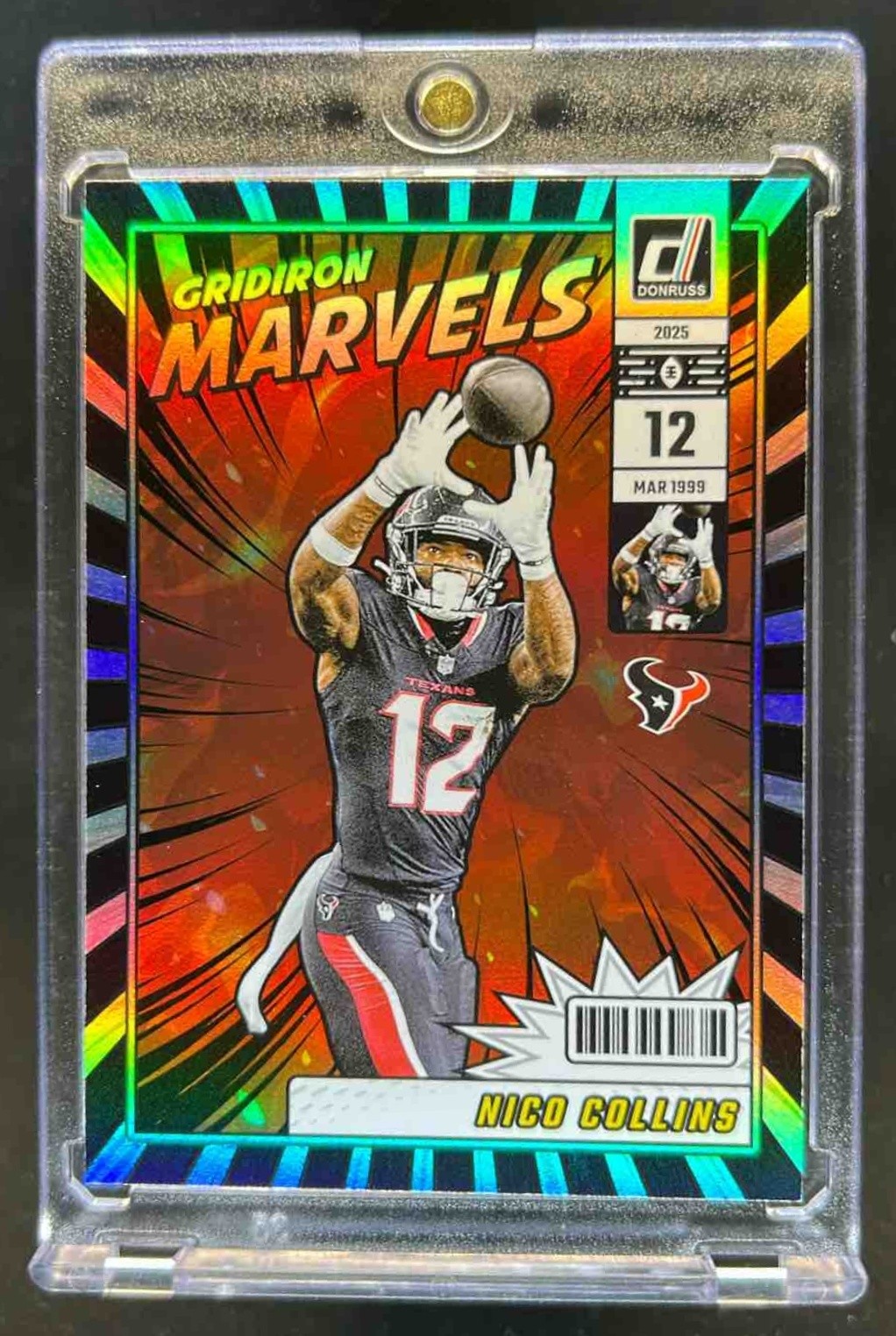 2025 Donruss Nico Collins Gridiron Marvels #GM-NCS Texans